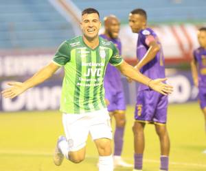 Nicolás Messiniti llegó a seis goles en esta temporada con el Marathón.