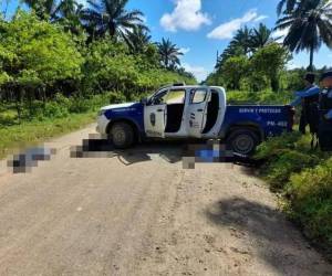 Tres policías fueron emboscados y asesinado en Trujillo, Colón.