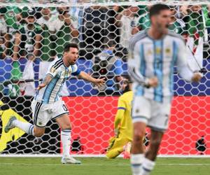 Messi estableció el 3-0 ante Argelia y así ir concretando sus primeros tres puntos del certamen.
