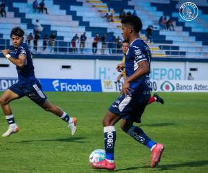 Imágenes del desarrollo del partido entre Motagua y CD Choloma.