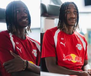 Yan Diomande ha sorprendido al aparecer en entrenamiento del Leipzig.