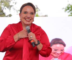 La presidenta de Honduras, Xiomara Castro, en una foto de archivo.