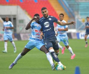 Imágenes del desarrollo del partido.