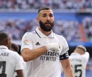 Benzema ayer en el clásico contra el Barcelona.