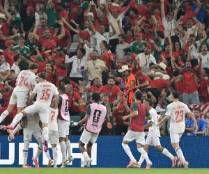 Imágenes del desarrollo del partido.