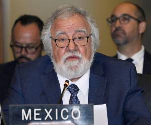 El embajador permanente de México ante la OEA, Alejandro Encinas Rodríguez,