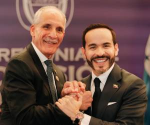 El presidente de la República, Nasry Asfura, sostuvo un encuentro bilateral con el presidente de Colombia Abelardo de la Espriella.