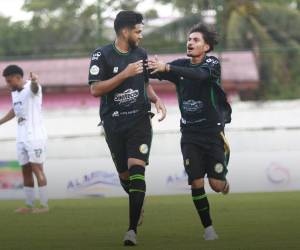 Kelvin Matute anotó de penal el gol del empate para el Juticalpa.
