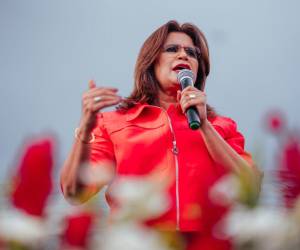 La candidata de Libre estuvo en Catacamas, Olancho, a pocos días de las elecciones.