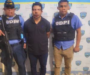 El sospechoso fue detenido por agentes de la Dirección Policial de Investigaciones.