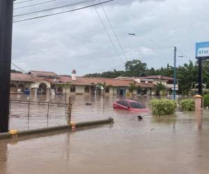 La ciudad de Siguatepeque se ha visto afectada en los últimos días por las inundaciones.
