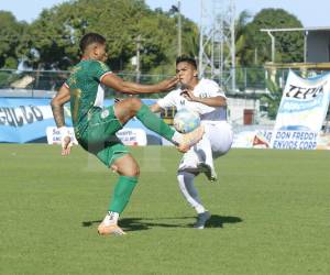 Imágenes del desarrollo del partido.