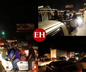 Cientos de personas evacuaron la noche de este jueves el municipio de La Lima, en el departamento de Cortés, ante el llamado de las autoridades para abandonar la ciudad por las inundaciones provocadas por las lluvias. Aquí todos los detalles