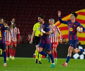 Imágenes del desarrollo del partido.