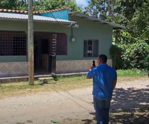 Vivienda en la que se registró la masacre.