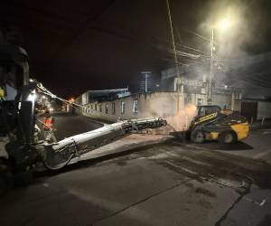 Tras la toma de posesión, la comuna capitalina explicó que reactivó varios proyectos de recuperación vial en Tegucigalpa y Comayagüela.