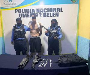 Alias El Flaco al momento de ser capturado en la colonia Hábitat.