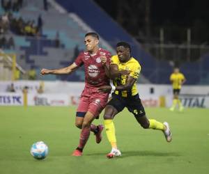 Imágenes del desarrollo del partido.