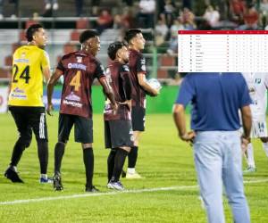 El CD Choloma ha salido del último lugar de la tabla acumulada.