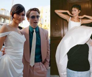 Zendaya cerró en Nueva York la gira de prensa de The Drama con un look de Schiaparelli y joyas de Tiffany &amp; Co., poniendo punto final a la propuesta de moda que ha articulado junto a su estilista Law Roach durante todo el recorrido promocional de la película de A24.