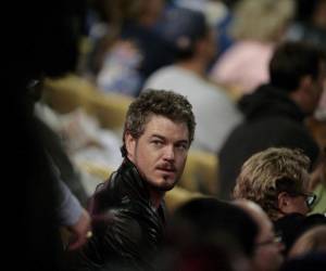 Una imagen del actor Eric Dane, fallecido el jueves a los 53 años debido a la ELA, durante un partido de béisbol entre los Giants de San Francisco y los Dodgers de Los Ángeles, en 2007 en Los Ángeles.
