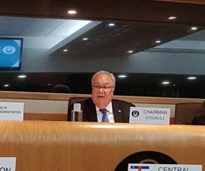 “Estamos aquí hoy para mostrar al mundo que el sector cafetero está fuerte y unido”, dijo el hondureño.