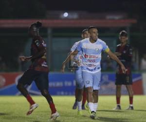 Imágenes del desarrollo del partido.