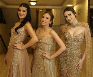 Andrea Rivera, Adriana Teruel y Julinne Hasbun.