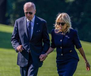 El presidente y su esposa Jill Biden fueron evacuados brevemente antes de regresar a su residencia en el balneario de Rehoboth.