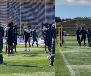La selección de Honduras dejó Segovia, lugar donde el Atlético de Madrid tiene una sede, ahora los de José Molina se trasladaron viajaron a Leganés