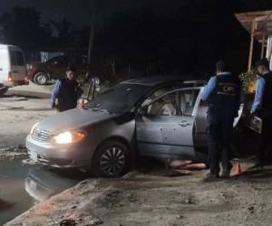 Una de las víctimas fue perseguida y asesinada por los sicarios en una colonia sampedrana.