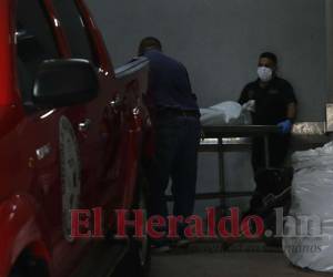 Personal de Medicina Forense ingresó el cuerpo de José Luis Trejo Trejo a la morgue, donde se le practicó la autopsia.