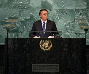 Bolsonaro también presentó a las delegaciones de los 193 países de la ONU un Brasil en “plena recuperación” a fines de 2022 y la pobreza en caída “acelerada”.