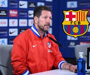 Atlético es cuarto lugar en LaLiga de España y llega mermado ante los azulgranas.