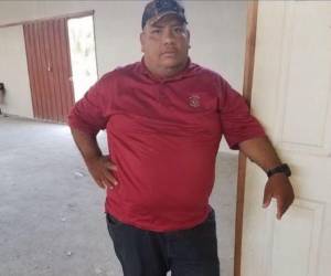 Fotografía en vida de Delmer Cambar, tiroteado en la colonia Agrícola de la ciudad de Catacamas.
