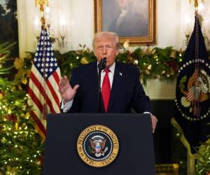 El presidente de Estados Unidos, Estados Unidos, brindó su primer discurso a la nación.