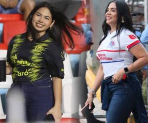 En las gradas del estadio Juan Ramón Brevé de Juticalpa y el estadio Nacional de Tegucigalpa se vieron lindas chicas para juegos por la triangular