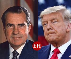 Richard Nixón y Donald Trump expresidentes de Estados Unidos.