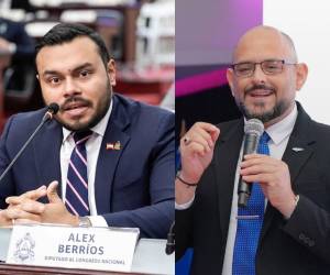 El diputado liberal Alex Berríos (izquierda) solicitará que el ministro de Turismo, Andrés Ehrler (derecha), rinda cuentas al Congreso Nacional.