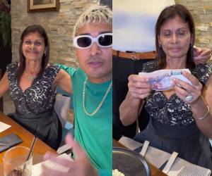 Supremo, uno de los creadores de contenido más famosos de Honduras, celebró el cumpleaños de su madre y presumió la cantidad de dinero que le regaló, aparte de la cuenta que pagó en la cena de festejo. ¿Un dineral?
