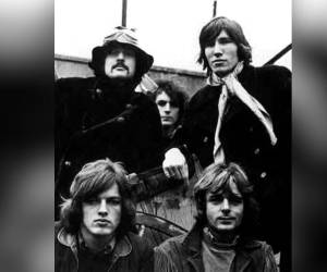 Foto de archivo del mítico grupo Pink Floyd: Syd Barrett, Roger Waters, David Gilmour, Richard Wright y Nicholas Mason.