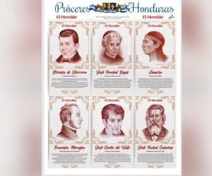 EL HERALDO publica edición coleccionable en PDF sobre los próceres y héroes de Honduras.