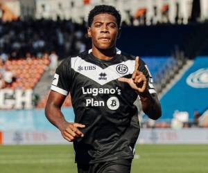 Dereck Moncada llegó hace un par de semanas al Lugano de Suiza.