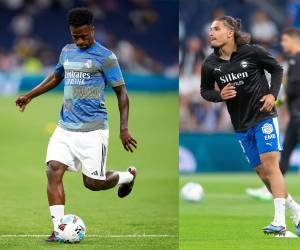 Imágenes del desarrollo del partido.