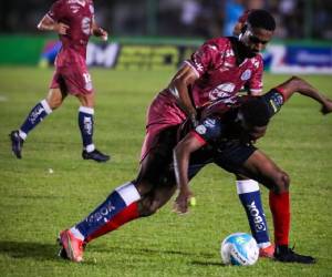 Imágenes del desarrollo del partido.