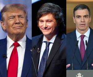Presidente Donald Trump de Estados Unidos, Javier Milei de Argentina y Pedro Sánchez de España fueron de los mandatarios que mostraron su apoyo y solidaridad con Asfura.