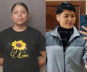 Emilia Fernanda Rodríguez Armas (izquierda) es acusada por el delito de homicidio contra Waldina Mejía Valle (derecha).