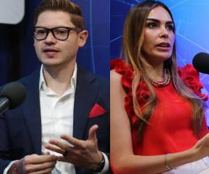 Los diputados electos del Partido Liberal Rashid Mejía y Alia Kafati celebraron en la madrugada de este sábado lo que calificaron como la libertad para Venezuela