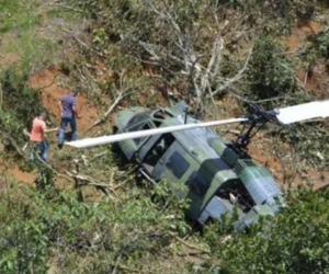 En las imágenes se observa a militares y pobladores en el lugar de los hechos.