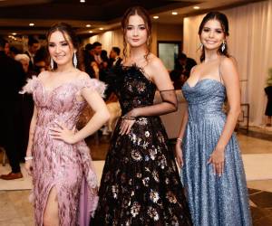 Michelle Alejandra Gonzales Suarez, Sofía Victoria Gonzalez Sabillón y Viviana Andrea Martinez Güell.